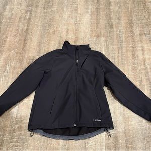 L.L. Bean Black Tech Jacket Men’s Size XL